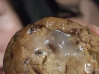 Biscotti n crema - paffuto bruna latti putz & mangia sborra coperto biscotto