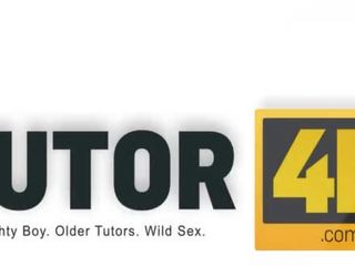 Tutor4k. privado profesora knows todo y lata incluso mov chico sensacional a perforar