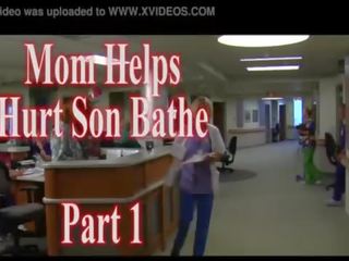 Eje helps hurt son bathe part one