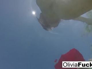 Olivia ออสติน มี บาง หน้าร้อน สนุก ใน the สระว่ายน้ำ xxx หนัง movs