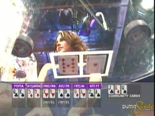 Blondinka puma swede wins a jackpot içinde poker