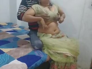 Attractive big boobs indian step sister fucked by her younger brother in doggy style on bhai dooj