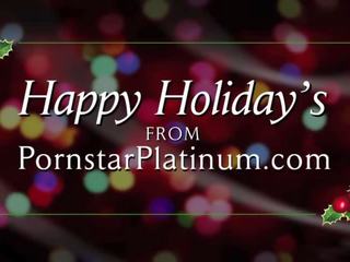 כוכבת פורנו platinum ו - joclyn אבן מאושר holidays wishes