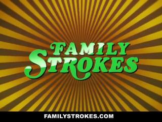 Familystrokes - familie bytte faen fest