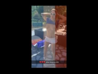 Flashing and Public Nudity, Free Elisa Dreams dirty video show e4