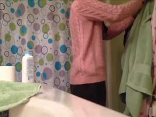 My teen adolescent taking a terrific shower