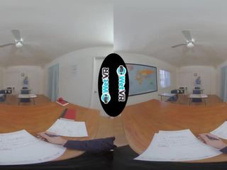 Wetvr hot mahasiswa fucked during detention in vr