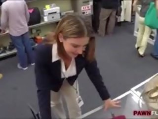 Huge buferlar business mademoiselle fucked by pawnshop keeper