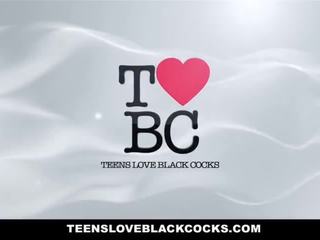 Teensloveblackcocks-hot blond nimmt colossal schwarz johnson