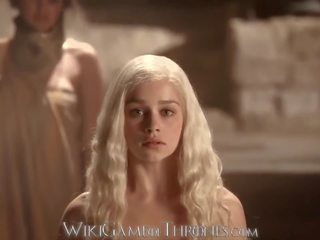 Emilia clarke real explícito xxx filme cenas daenerys targaryen e khal drogo ga